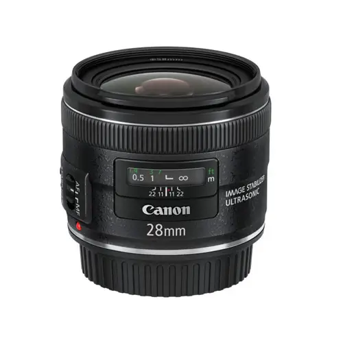 Canon EF 28mm f/2.8 IS USM Lens Camera